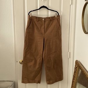 Everlane Wide Leg Crop Pant - Tan